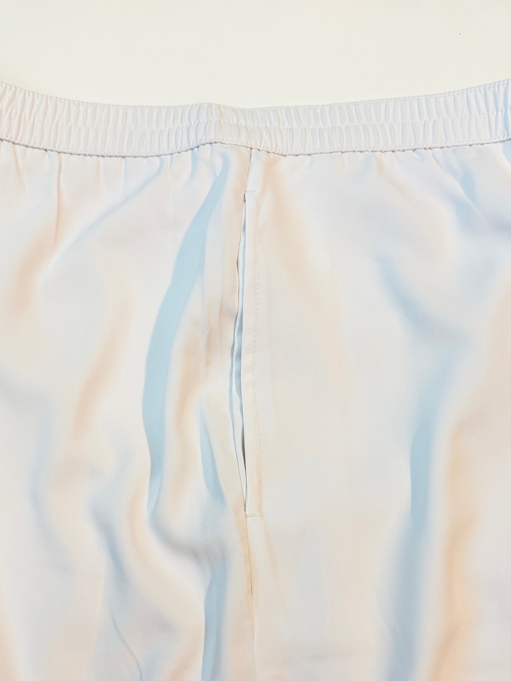 Abercrombie & Fitch White Flowy Lined Wide Leg Pants - Small NWOT - Picture 6 of 6